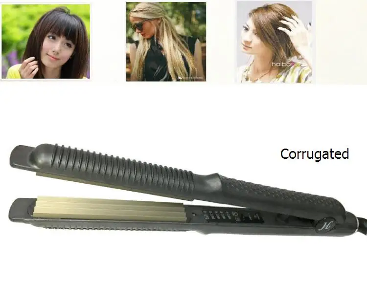 Утюжок для выпрямления волос с контролем температуры, гофрированный утюжок для ухода за волосами, инструменты для укладки волос, щипцы для завивки волос, волшебные щипцы для завивки волос