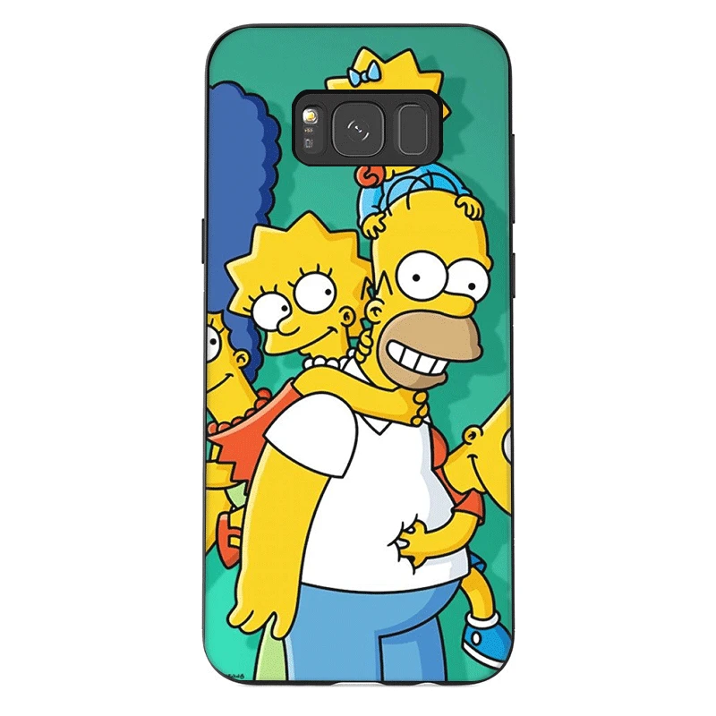TPU персональный чехол для телефона Симпсоны Samsung GALAXY J6 A3 A5 A30 A10 A40 A50 A70 A7 A8 A9 A6 Plus