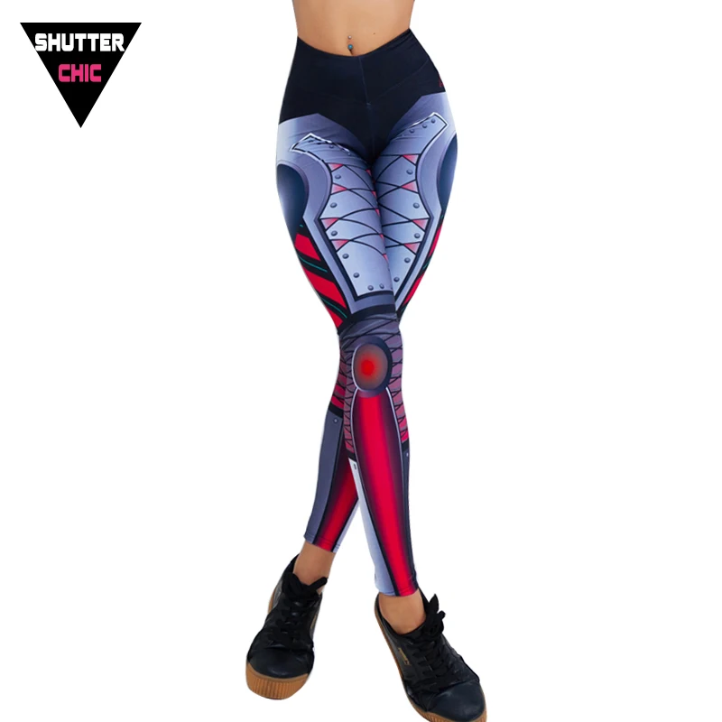 

Shutterchic Print Yoga Pants Harajuku Leggins Sports Women Fitness Gym Legginsy 2018 Push Up 3d Elastic Running Pants Activewear