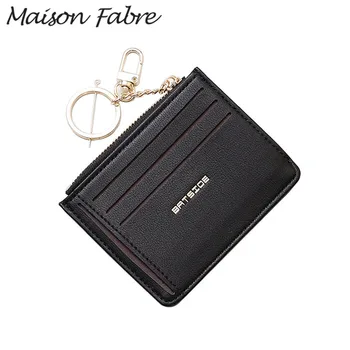 

Maison Fabre Bag ladies mini coin purse zipper leather Girls Card holder Simple wallet portable purses and handbags small Wallet
