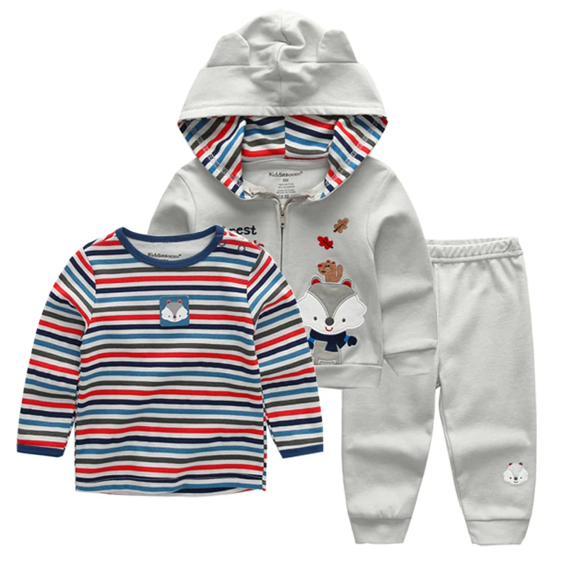 Children Kids Boys Clothing Sets 2018 New Autumn Winter Coat Suits Fall