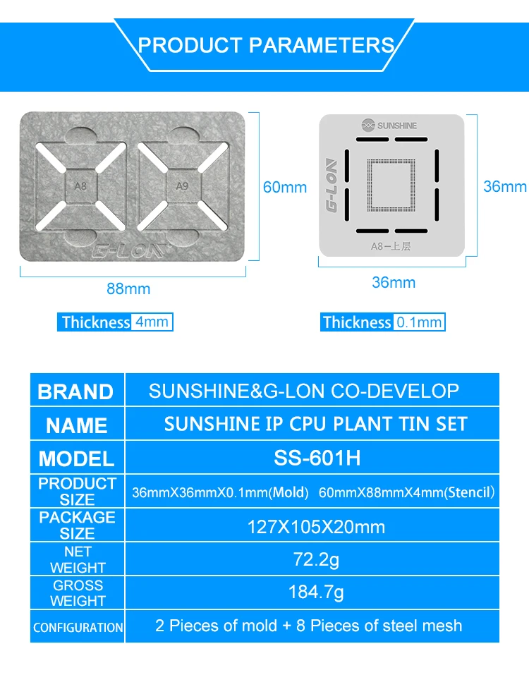 SS-601H CPU A8-A12 08
