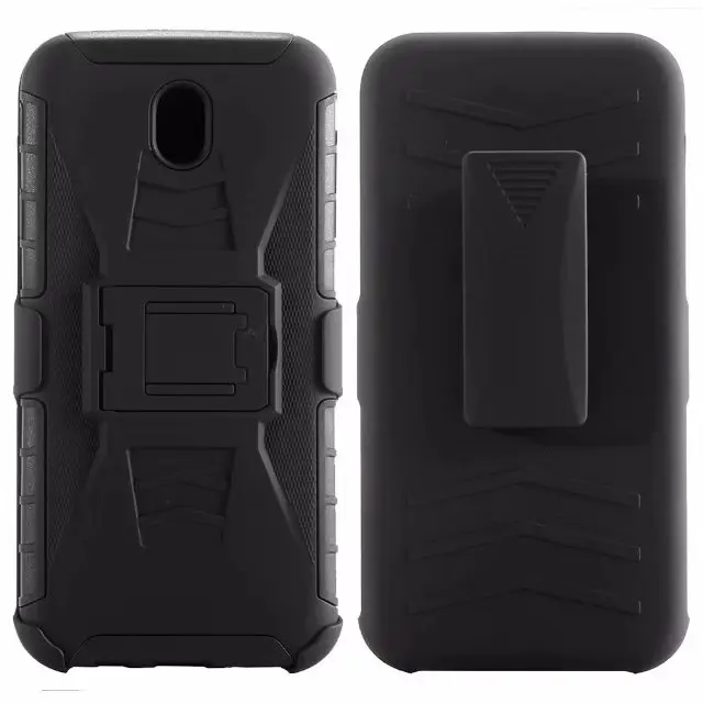 

ShockProof Heavy Duty Armour Tough Stand Case With Belt Clip For Samsung Galaxy J730 (2017)/J7 Pro (2017)