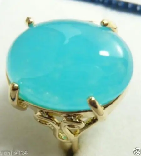 

Hot sale new Style >>>>Beautiful aquamarine jade lady's ring size 7 8 9