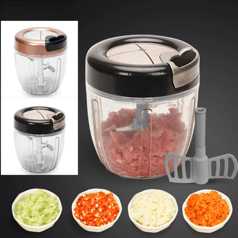 

Manual Food Chopper Onion Vegetable Cutter Shredder Slicers Ginger Kitchen Supplies XB 66