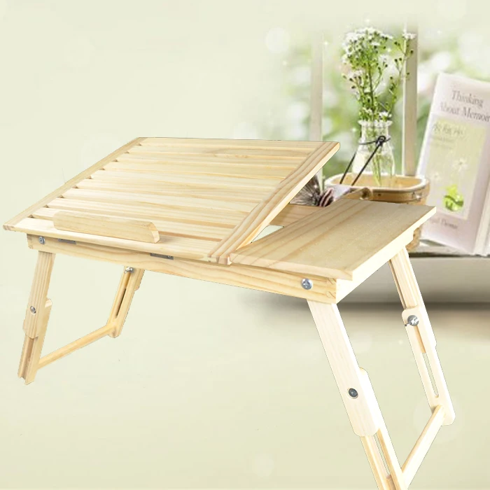 Lounger Bed Wood Without Paint Laptop Desk Computer Small Table