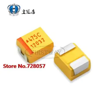 

50pcs/lot Free shipping 475C 4.7UF 16V B 3528 1210