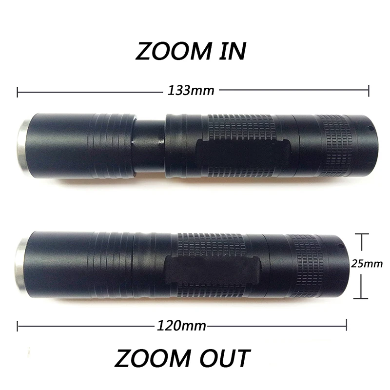 Litwod Z201515 CREE XHP70 3200lm Мощный тактический светодиодный фонарь, телескопический фонарь с зумом, мощность от аккумулятора 18650