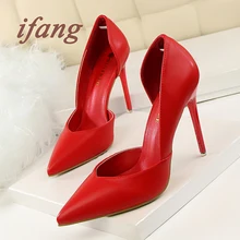 ifang 2016 Bridal font b Women b font font b Pumps b font Red High Heel