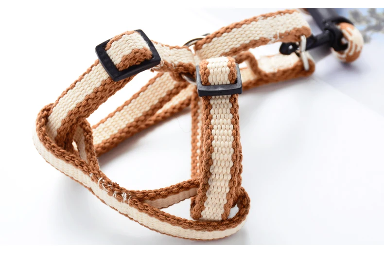 Safety Adjustable Rope Dog Leash French Bulldog Pug Shih Tzu Small Medium Dog Harness Set Soft Cotton Pet Walking Harness Vest