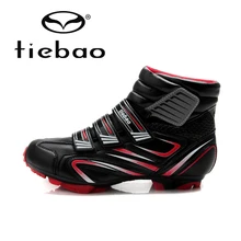 Tiebao/зимняя мужская и женская обувь для велоспорта; теплая дышащая велосипедная обувь; нескользящая обувь для горного велосипеда; самоблокирующиеся ботинки для горного велосипеда
