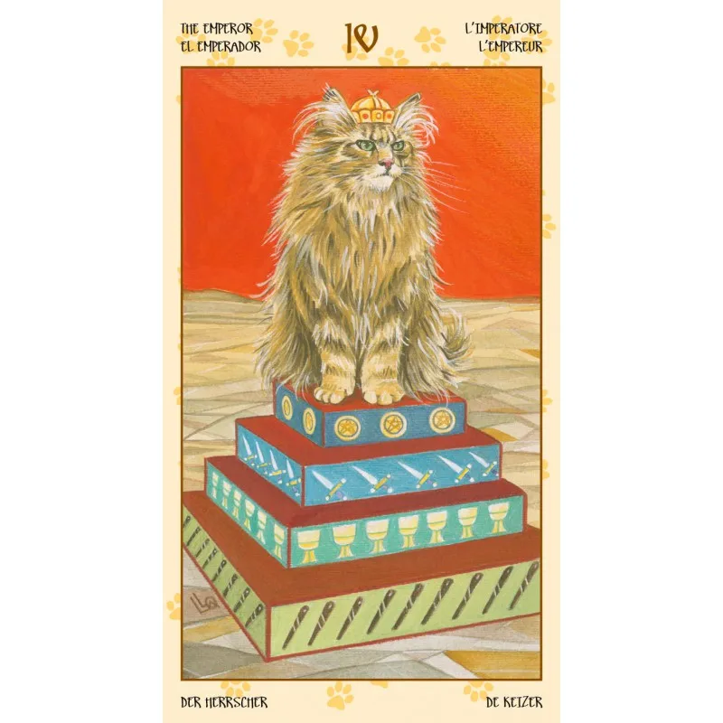 Оригинальная английская для новой версии tarot языческих кошек настольная игра карты Таро 78 шт