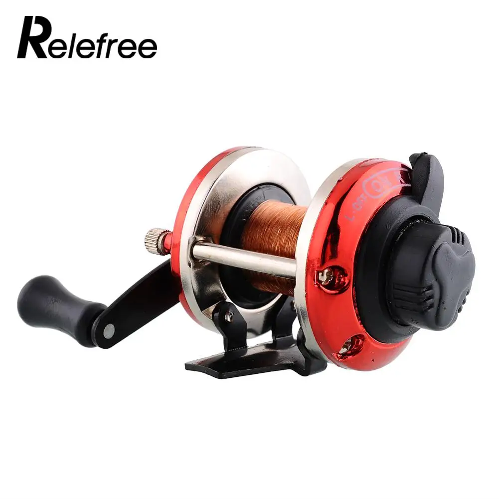 Relefree Fishing Trolling Reel Right Handed Reel Round Baitcasting