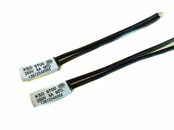 

10pcs Normally Closed Temperature Control Switch 5A Temperature Controller Thermal Protector Temperature Control Switch 40-120 C