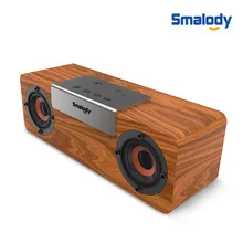 HIPERDEL Мини Bluetooth динамик беспроводной портативный деревянный сабвуфер динамик s 3D HiFi стерео TWS громкоговорители C328