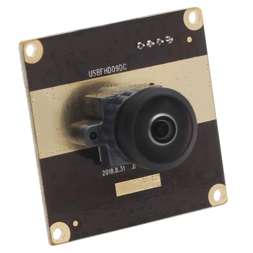 Широкоугольный модуль камеры ELP 1080P 2 мегапикселя UVC AR0330 CMOS USB с объективом