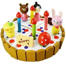 Exempt postage simulation toys children play set fruit birthday cake diy simulation fruit cake birthday toys set 54pcs