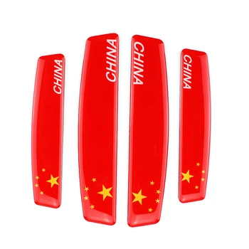 

Auto Modified Car Door Edge Protection Sticker Bumper Strip Decal Chinese flag for bmw e46 volkswagen ford focus 2 toyota Audi