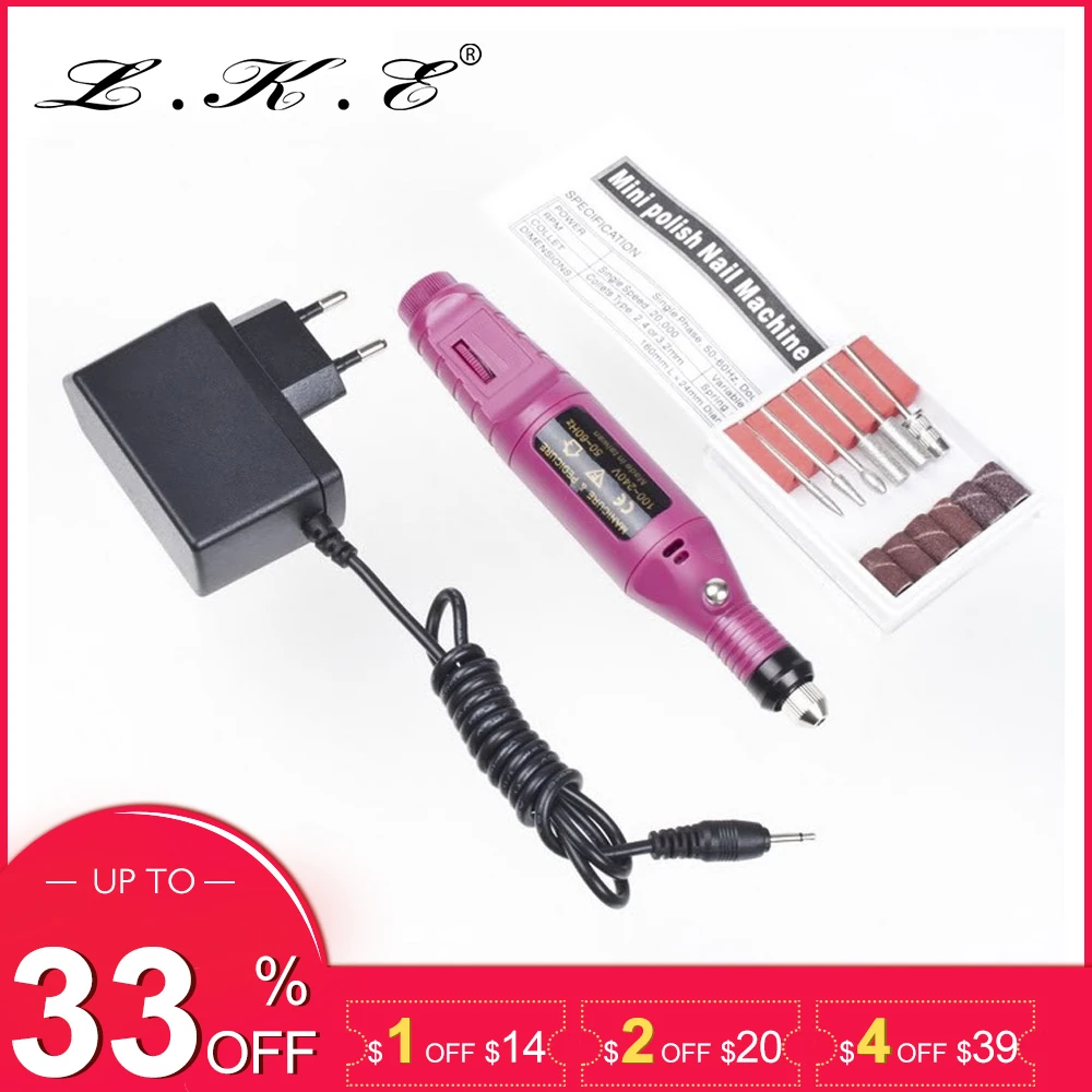 LKE Nail Care Electric Grinding Machine 2016 New Professional Pen Type
