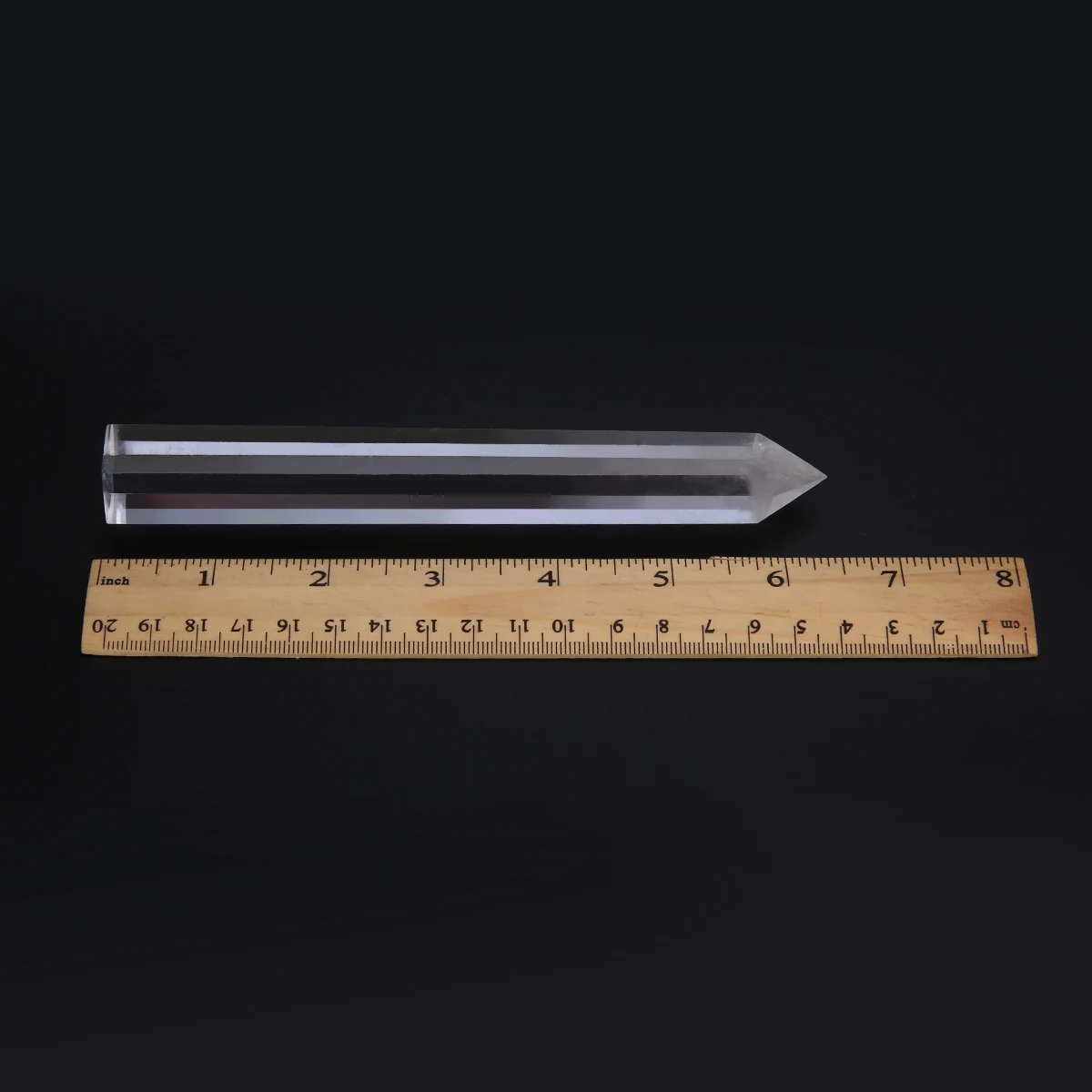 160mm New Natural Transparent Clear Quartz Crystal Point Healing Wand Gift Home Decor Crafts