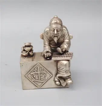 

Silver Landlord Rich Man Financial Housekeeper Accounting Wealth Statue