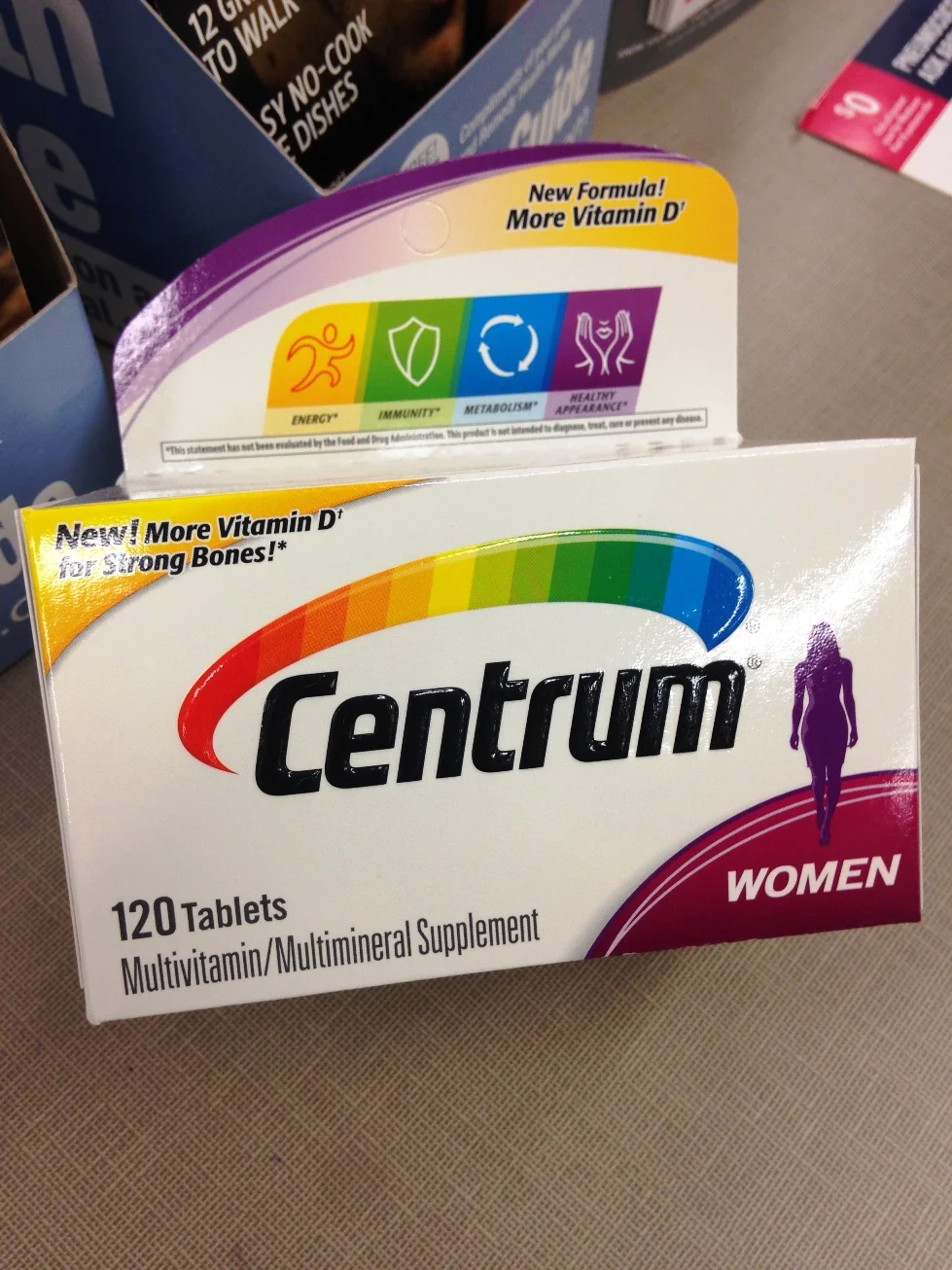 Free Shipping Centrum Women Multivitamin/multimineral Supplement 120 pcs EXP 02/20