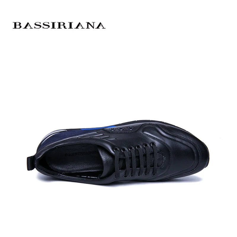 Bassiriana Herbst Leder Bequem Frühling 2019 Männer Schuhe upnatural Neue Spitze Atmungsaktiv Casual Und Black Sport rIrCfS