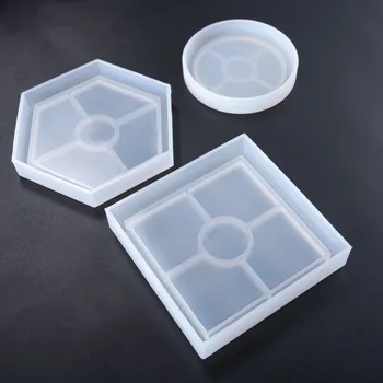 

1 PCS New Arrived Square Round Polygon Silicone Mold DIY Jewelry Making Tool Moulds UV Epoxy Resin Decorative Craft