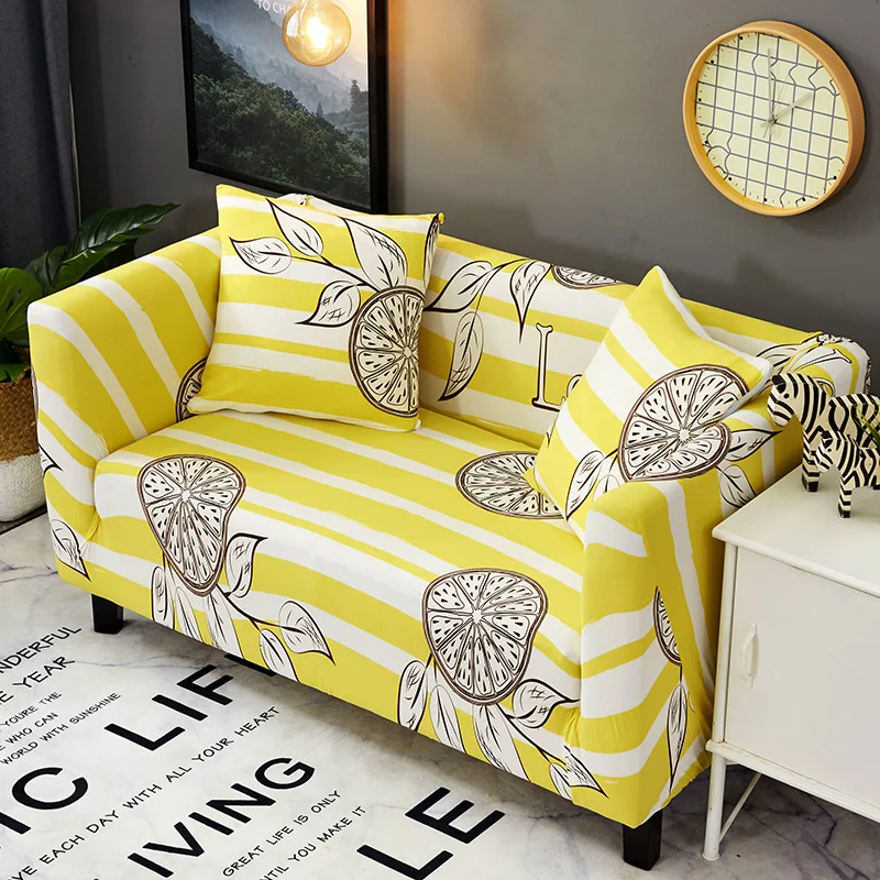 Универсальный размер 1/2/3/4 местный диван крышка плотно обернуть все включено секционные эластичные чехлы на сиденья диване покрытия чехлов - Цвет: K6002