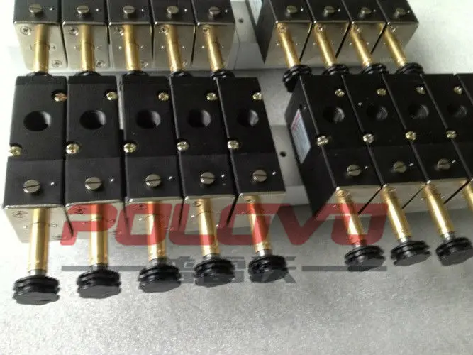 Double coil control air solenoid valve