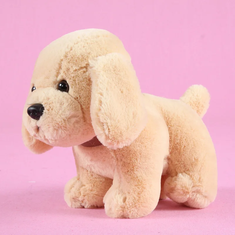 Игрушечная плюшевая игрушка для собаки золотистый ретривер собака Лабрадор собака кукла детский подарок