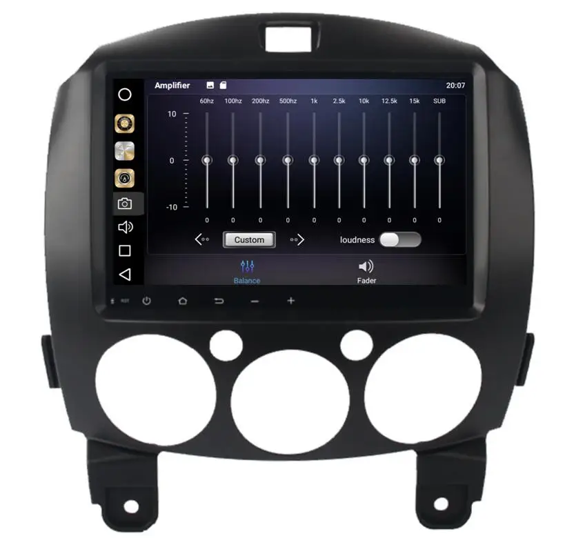 Top IPS 32g 4GRam 9" Android 8.01 Car Audio for Mazda 2  MAZDA2  2007 - 2012 Headunit Stereo Video GPS Navi Multimedia Monitor Radio 1