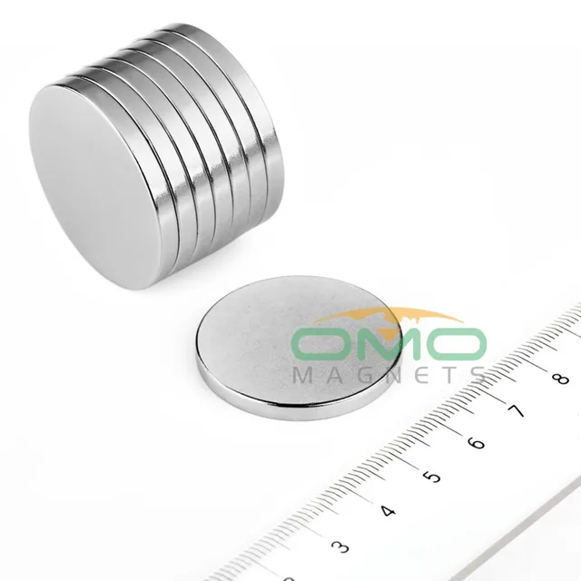 2pcs super magnet n50 grade 30mm x 3mm neodymium magnet sheet rare super strong magnetic sheets