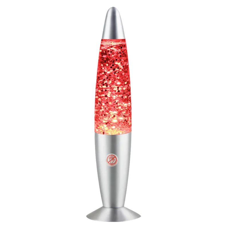 Dozzlor креативный Ночной светильник 25 Вт, лава, лампа, регулируемый светильник, металлическая основа, для спальни, прикроватная, украшение, детский подарок - Испускаемый цвет: 25W Red