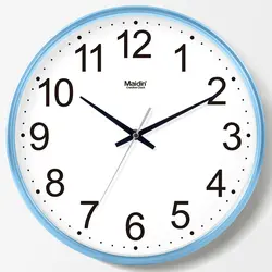 Maidin Творческий номер Современный Дизайн цифровой настенные часы, тишина кварцевые развертки движения, безопасность для Спальня домашнего