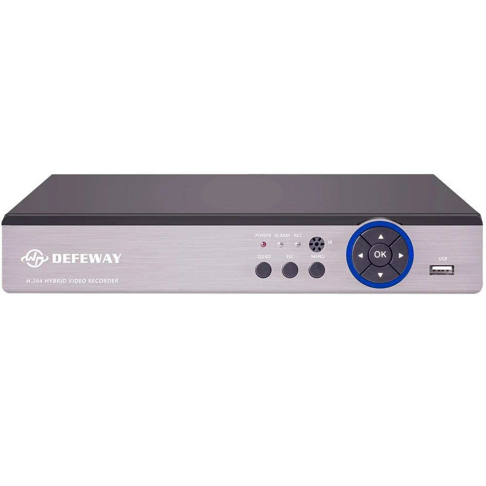 DEFEWAY 1080N HDMI видео регистратор видеонаблюдения 4 CH AHD DVR сеть P2P NVR для ip-камеры 4 канала CCTV система безопасности без HDD