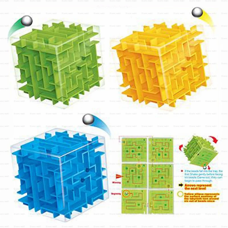 

3D stereo labyrinth toys for children early childhood educational supplies cube decompression Magic Cube Maze Cube Adult toys