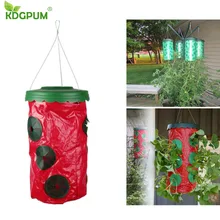 

Reusable Garden Vertical Grow Bag Upside Down Tomato Strawberry Planter Hanging Mounted Greenhouse Vegetable Planting Bag