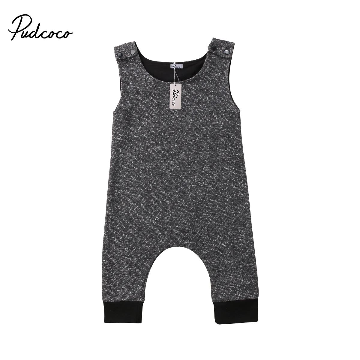 

Pudcoco Newborn Kid Baby Boy Girl Clothes Cotton Sleeveless Romper Outfit 0-18 Months Helen115