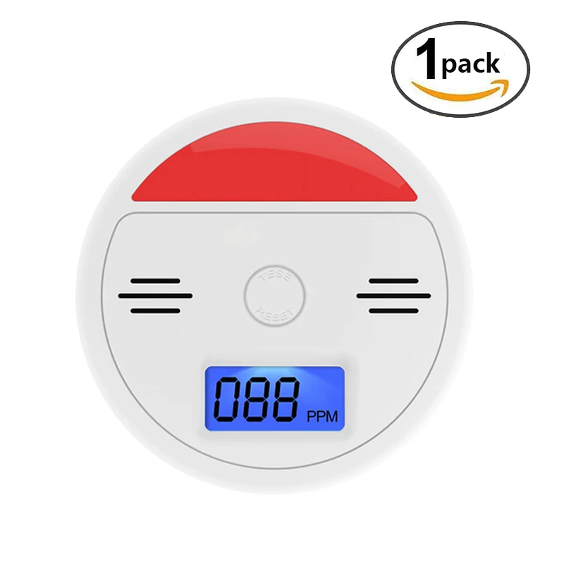 ЖК дисплей CO Detector независимый датчик угарного газа сигнализация звуковая