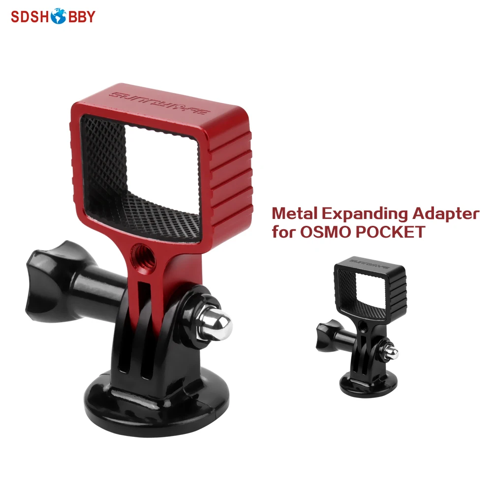 

Sunnylife Aluminum Alloy 1/4 Adapter Extension Kit Mount Stand for DJI OSMO POCKET Gimbal Camera Gopro