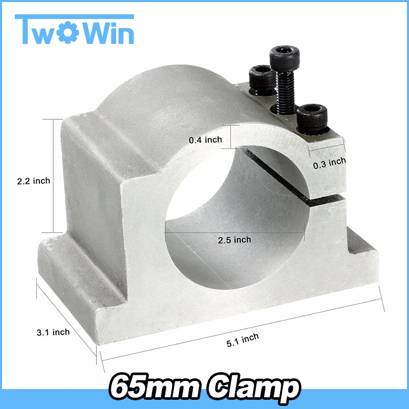 

65mm spindle motor bracket seat cnc carving machine clamp motor holder for 65mm spindle motor