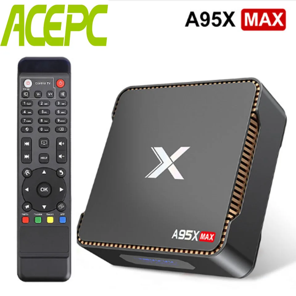 A95X MAX Android tv Box Amlogic S905 X2 четырехъядерный Cortex A53 2,4G& 5G Wifi BT HDD HDMI2.1 USB3.0 Android 8,1 1000M ТВ-приставка