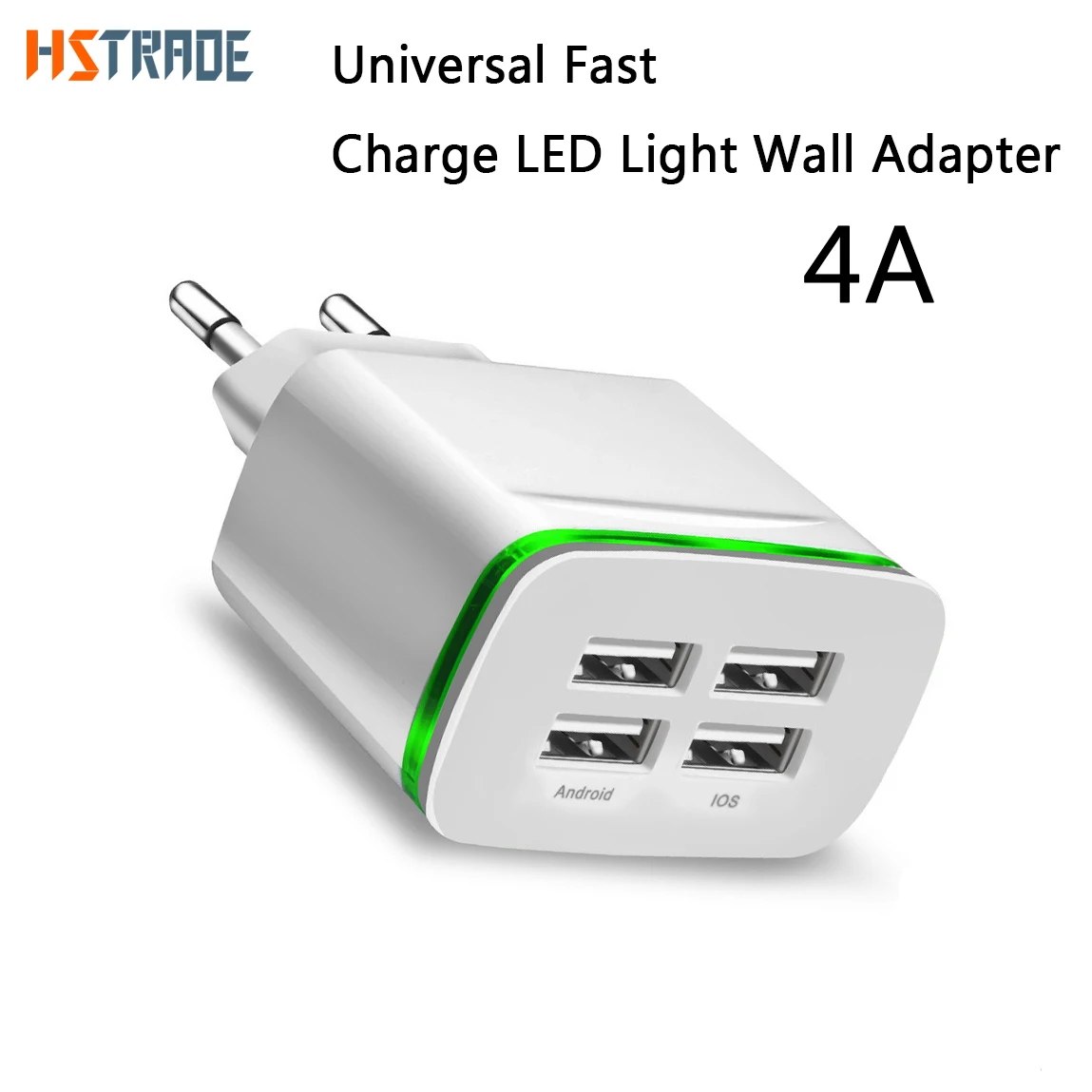 

Fast Charge Universal LED Light Wall Adapter 4A Travel charge Plug Multi Port Charger For HUAWEI iPhone Samsung SONY Xiaomi