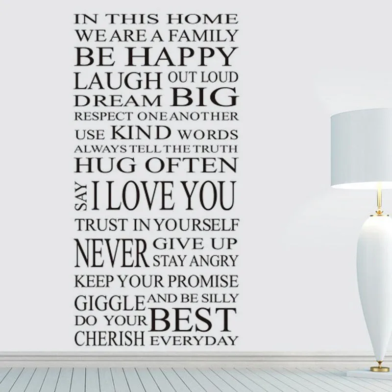 

Be Happy Laugh Out Loud Long Sentence Text Wall Decals Motivation Wall Sticker Removable Art Home Decor Living Room Decoration