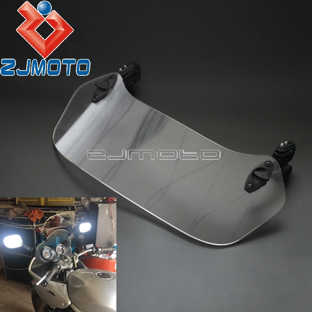 Motorbike Adjustable Spoiler Windshield Windscreen Extension X Creen