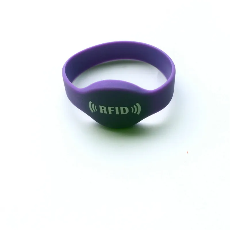 5 шт. 125 кГц браслет EM4100 RFID Силиконовые близость смарт часы Тип браслет красный/желтый/синий/зеленый/фиолетовый