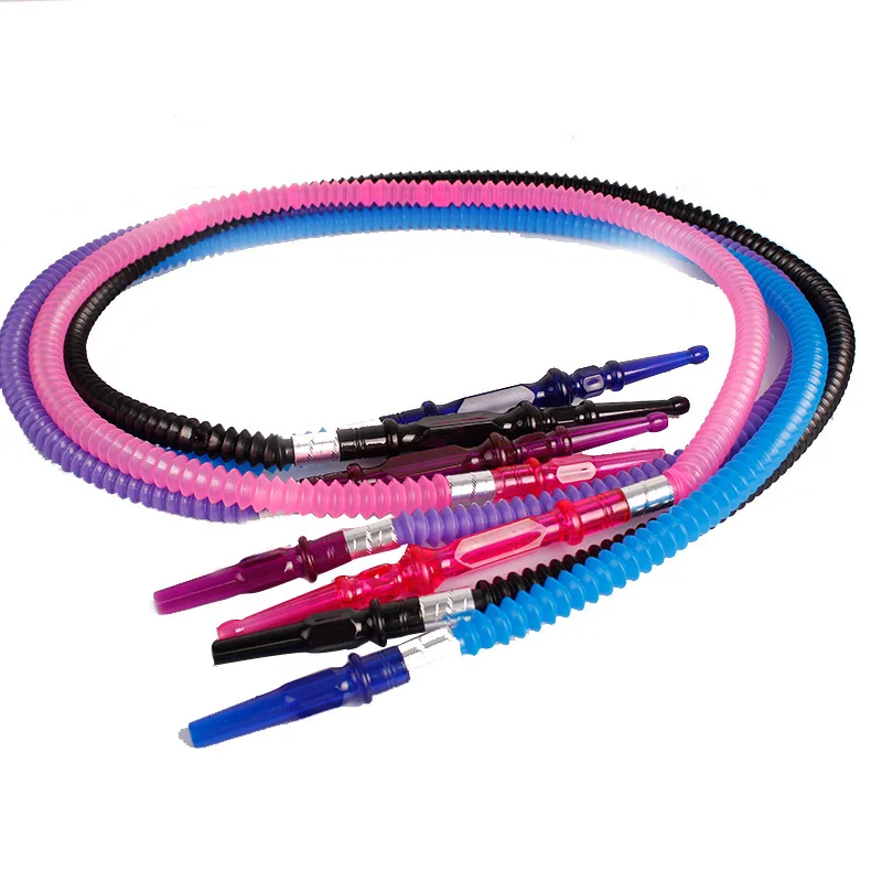 

1 pc high quality Accessories hookah hose Colorful Shisha Pipe Mouth Shisha hose Plastic Pipe
