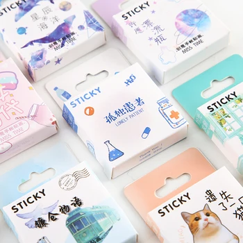 

46 PCs/Box Kawaii Girl Generation Series Cute Boxed Stickers Flower Diary Label Planner Scrapbooking Stationery School Supplies