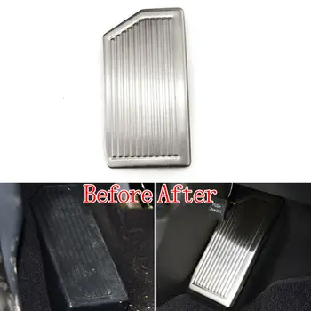 

Stainless Car Styling Brake Footrest Foot Rest Plate Dead Pedal Pad Cover Trim Sticker Fit For Hyundai Tucson 2015 16 Car Decal